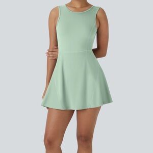 Pink Victoria’s Secret Mint Green Sleeveless skater fit and flare dress small